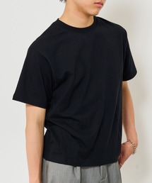HAUS（ハウス）の「【HAUS】ショート丈半袖Tシャツ YON-017（Tシャツ/カットソー）」