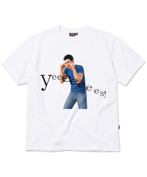 LAUGHER（ラファー）の「イエス Tシャツ - ホワイト (肯定の力)（Tシャツ/カットソー）」