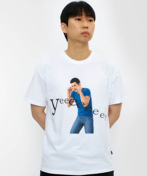 LAUGHER(ラファー)の「イエス Tシャツ - ホワイト (肯定の力)(Tシャツ/カットソー・レディース・ホワイト・MEDIUM/LARGE/X-LARGE/SMALL)」の11枚目の写真