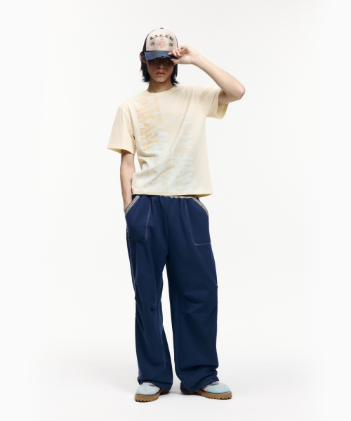 AAKAM(アーカム)の「Aim Lettering Half Top (Light Yellow)(Tシャツ/カットソー・レディース・その他・1/2/3)」の7枚目の写真