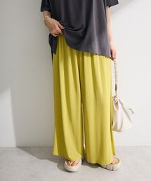 シアーカットワイドパンツ