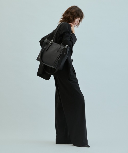 cii（シー）の「【UNISEX】2WAY Serious tote bag / シリアストートバッグ（トートバッグ・メンズ・ブラック/ブラウン・FREE）」の11枚目の写真