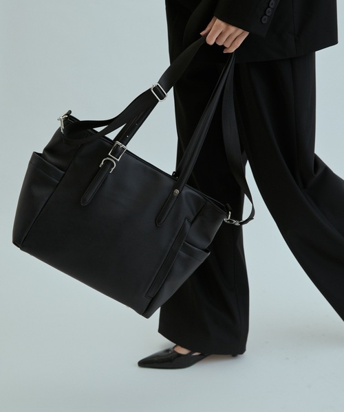 cii（シー）の「【UNISEX】2WAY Serious tote bag / シリアストートバッグ（トートバッグ・メンズ・ブラック/ブラウン・FREE）」の6枚目の写真