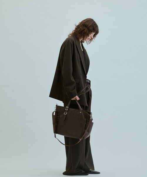 cii（シー）の「【UNISEX】2WAY Serious tote bag / シリアストートバッグ（トートバッグ・メンズ・ブラック/ブラウン・FREE）」の18枚目の写真
