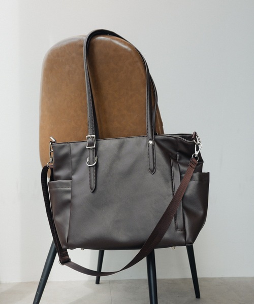 cii（シー）の「【UNISEX】2WAY Serious tote bag / シリアストートバッグ（トートバッグ・メンズ・ブラック/ブラウン・FREE）」の22枚目の写真