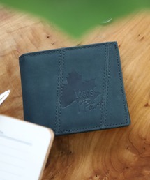 LOGOS（ロゴス）の「LOGOS park 二つ折りシンプル財布 ファスナーなし ロゴ（財布）」
