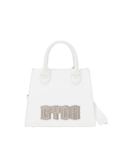 GYDA(ジェイダ)の「GYDA bijouプレートBAG(ハンドバッグ・レディース・オフホワイト/ブラック・FREE)」の21枚目の写真