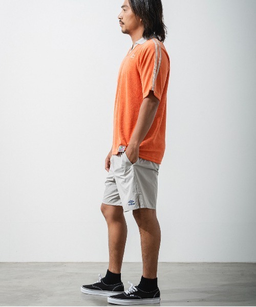 OFFSHORE(オフショア)の「【Collaboration】UMBRO×OFFSHORE PILE GAMESHIRT(シャツ/ブラウス・メンズ・オレンジ/ホワイト/ネイビー・M/L/S)」の4枚目の写真