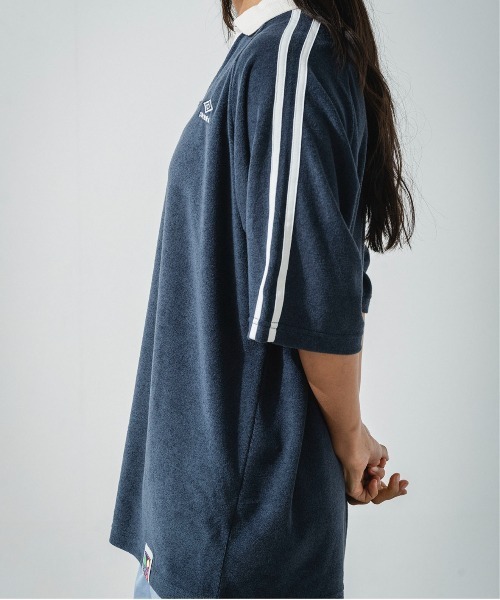 OFFSHORE(オフショア)の「【Collaboration】UMBRO×OFFSHORE PILE GAMESHIRT(シャツ/ブラウス・メンズ・オレンジ/ホワイト/ネイビー・M/L/S)」の9枚目の写真