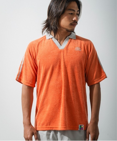 OFFSHORE(オフショア)の「【Collaboration】UMBRO×OFFSHORE PILE GAMESHIRT(シャツ/ブラウス・メンズ・オレンジ/ホワイト/ネイビー・M/L/S)」の10枚目の写真