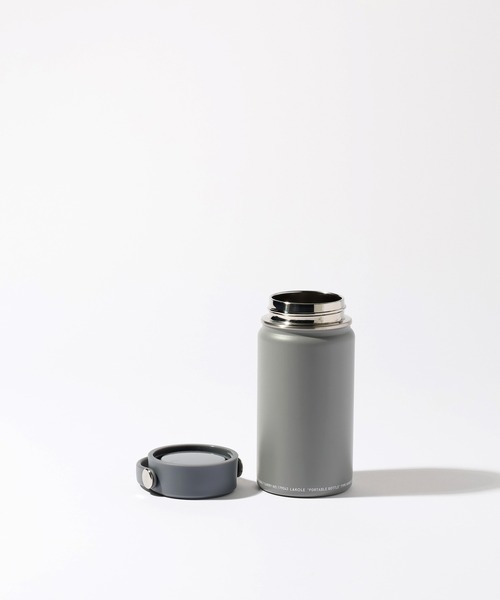 LAKOLE（ラコレ）の「【保冷・保温】ハンドル付きステンレスボトル[350ml] / 794191（水筒・レディース・ライトブルー/グレー/アイボリー・FREE）」の5枚目の写真