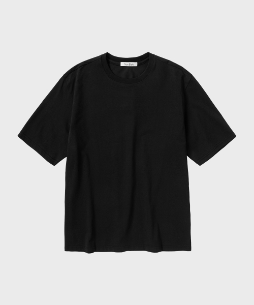 NONBLANK(ノンブランク)の「記者コットンHS Tシャツ_BLACK(Tシャツ/カットソー・メンズ・ブラック・MEDIUM/LARGE/X-LARGE)」の1枚目の写真