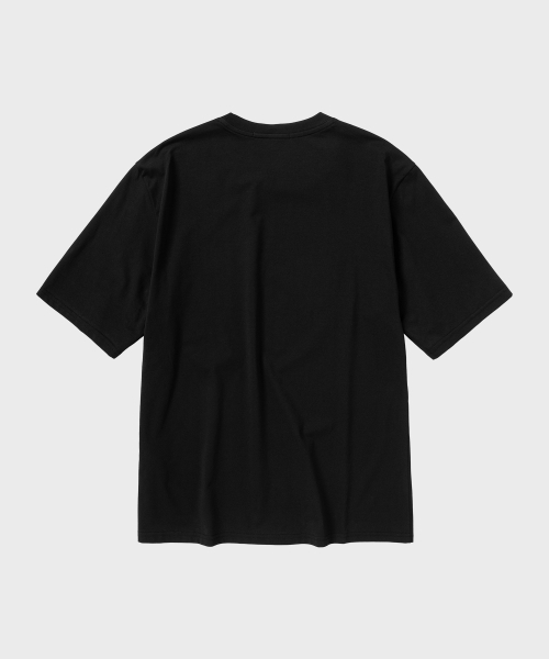 NONBLANK(ノンブランク)の「記者コットンHS Tシャツ_BLACK(Tシャツ/カットソー・メンズ・ブラック・MEDIUM/LARGE/X-LARGE)」の2枚目の写真