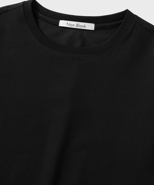 NONBLANK(ノンブランク)の「記者コットンHS Tシャツ_BLACK(Tシャツ/カットソー・メンズ・ブラック・MEDIUM/LARGE/X-LARGE)」の3枚目の写真