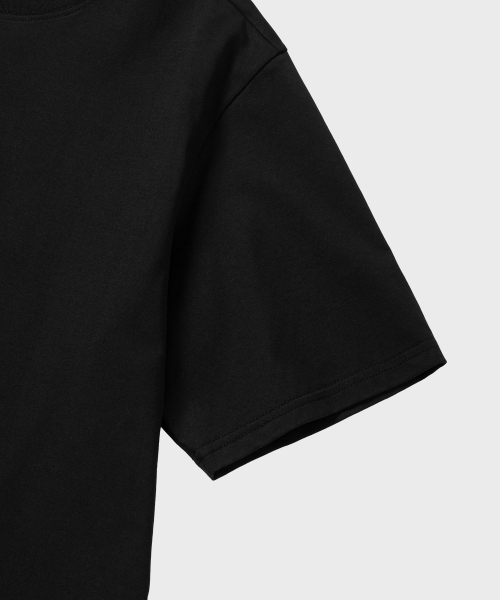 NONBLANK(ノンブランク)の「記者コットンHS Tシャツ_BLACK(Tシャツ/カットソー・メンズ・ブラック・MEDIUM/LARGE/X-LARGE)」の4枚目の写真