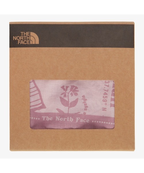 THE NORTH FACE(ザノースフェイス)の「THE NORTH FACE(ザ・ノースフェイス)/コットン プリント バンダナ スカーフ/BANDANA_PINE CONE(ストール/ショール・レディース・サンドベージュ/ピンク・FREE)」の8枚目の写真