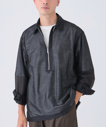 EDIFICE | Quarter-ZIP シアー シャツ(シャツ/ブラウス)
