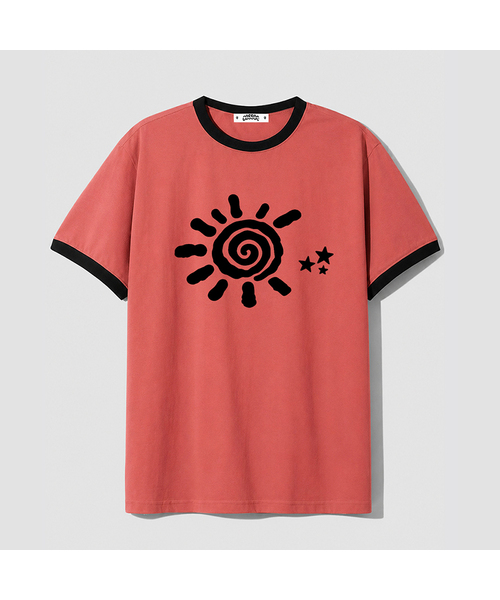COSO(コソ)の「CCサンライクリンガー半袖Tシャツ(4カラー)(Tシャツ/カットソー・レディース・バーガンディー/オートミール/グレー/ホワイト・LARGE/SMALL)」の4枚目の写真