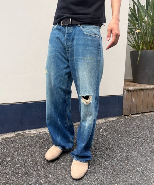 SimplyComplicated(シンプリーコンプリケイテッド)の「7 YEAR HEMP SELVEDGE JEAN/デニム/SimplyComplicated(デニムパンツ・メンズ・インディゴブルー・34)」の1枚目の写真