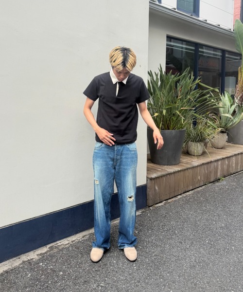 SimplyComplicated(シンプリーコンプリケイテッド)の「7 YEAR HEMP SELVEDGE JEAN/デニム/SimplyComplicated(デニムパンツ・メンズ・インディゴブルー・34)」の3枚目の写真
