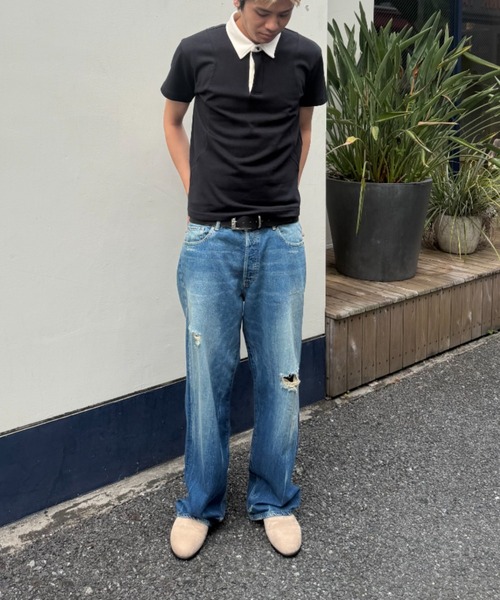 SimplyComplicated(シンプリーコンプリケイテッド)の「7 YEAR HEMP SELVEDGE JEAN/デニム/SimplyComplicated(デニムパンツ・メンズ・インディゴブルー・34)」の4枚目の写真
