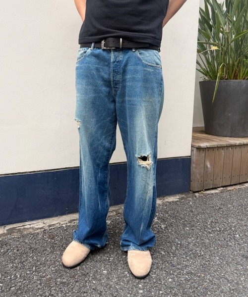 SimplyComplicated(シンプリーコンプリケイテッド)の「7 YEAR HEMP SELVEDGE JEAN/デニム/SimplyComplicated(デニムパンツ・メンズ・インディゴブルー・34)」の5枚目の写真