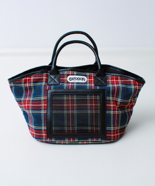 OUTDOOR PRODUCTS(アウトドアプロダクツ)の「【WEB限定】【OUTDOOR PRODUCTS】ジャガードマルシェバッグ(トートバッグ・メンズ・ブラック/ネイビー・FREE)」の5枚目の写真
