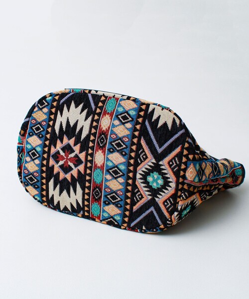 OUTDOOR PRODUCTS(アウトドアプロダクツ)の「【WEB限定】【OUTDOOR PRODUCTS】ジャガードマルシェバッグ(トートバッグ・メンズ・ブラック/ネイビー・FREE)」の9枚目の写真