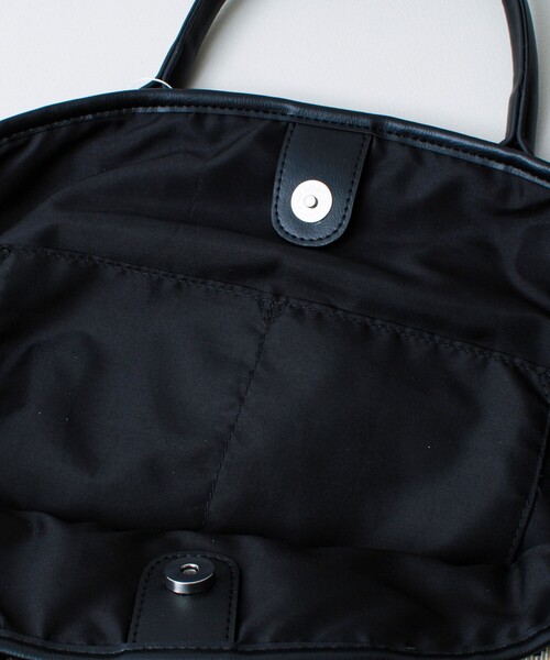 OUTDOOR PRODUCTS(アウトドアプロダクツ)の「【WEB限定】【OUTDOOR PRODUCTS】ジャガードマルシェバッグ(トートバッグ・メンズ・ブラック/ネイビー・FREE)」の11枚目の写真