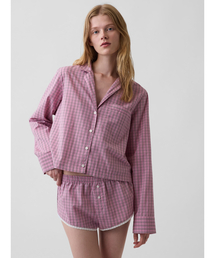 GAP（ギャップ）の「ポプリン オーバーサイズ クロップド パジャマシャツ（ルームウェア/パジャマ）」