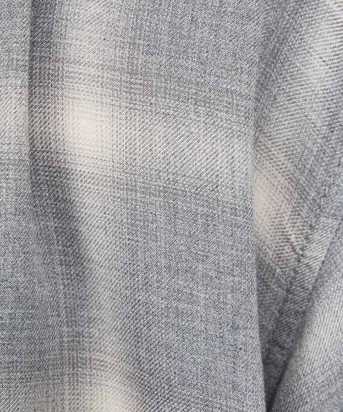 REMI RELIEF(レミレリーフ)の「【REMI RELIEF / レミレリーフ】レーヨンオンブレーチェックシャツ(シャツ/ブラウス・レディース・グレー/ブラック・フリー)」の20枚目の写真
