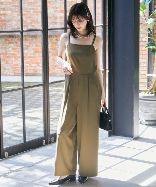 anne by RANAN(anne by RANAN)の「【2点セット】レースカラーセットアップパンツドレス(パンツドレス・レディース・チャコール/カーキ/ブラック・L/M/LL)」の17枚目の写真