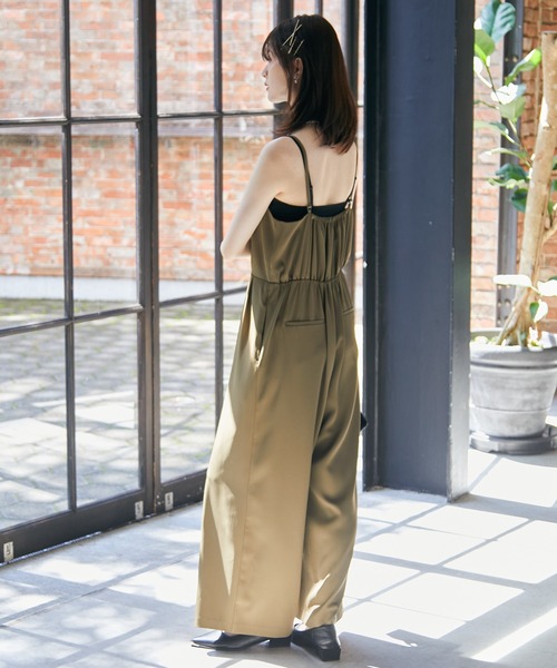 anne by RANAN(anne by RANAN)の「【2点セット】レースカラーセットアップパンツドレス(パンツドレス・レディース・チャコール/カーキ/ブラック・L/M/LL)」の18枚目の写真