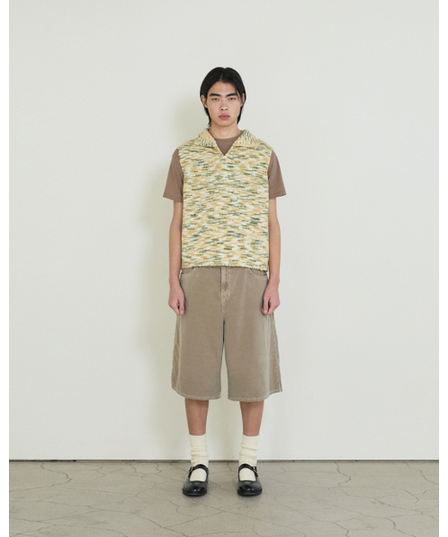 THEENDQUESTION（ジエンドクエスチョン）の「Wool boucle vest / GREEN（ベスト・レディース・その他・1/2）」の4枚目の写真