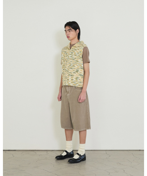 THEENDQUESTION（ジエンドクエスチョン）の「Wool boucle vest / GREEN（ベスト・レディース・その他・1/2）」の5枚目の写真