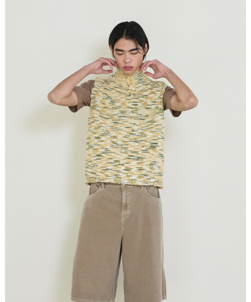 THEENDQUESTION（ジエンドクエスチョン）の「Wool boucle vest / GREEN（ベスト・レディース・その他・1/2）」の7枚目の写真