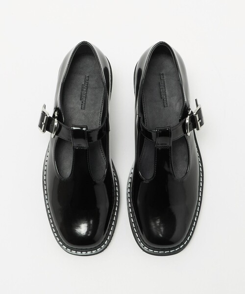 BEAUTY&YOUTH UNITED ARROWS(ビューティーアンドユースユナイテッドアローズ)の「レザーライク Tストラップ ローファー(ローファー・レディース・ブラック・37/36/38)」の7枚目の写真