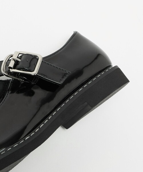 BEAUTY&YOUTH UNITED ARROWS(ビューティーアンドユースユナイテッドアローズ)の「レザーライク Tストラップ ローファー(ローファー・レディース・ブラック・37/36/38)」の13枚目の写真