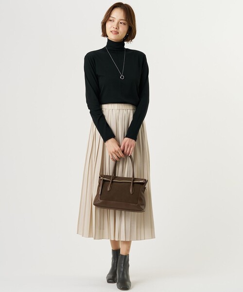 J.PRESS(ジェイプレス)の「CHIN CHILLAピーチ プリーツ スカート(スカート・レディース・ブラウン系/ベージュ系/グレー系・7/9/11)」の22枚目の写真