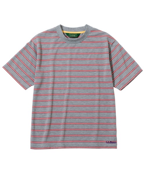 L.L.Bean(エルエルビーン)の「【JAPAN EDITION】クリントン・ストライプ・ティ(Tシャツ/カットソー・レディース・レッド系その他/イエロー系その他/グレー系その他・MEDIUM)」の3枚目の写真