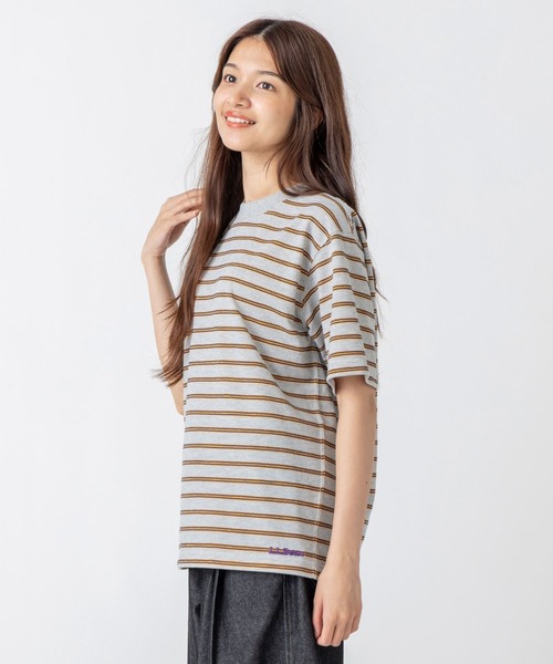 L.L.Bean(エルエルビーン)の「【JAPAN EDITION】クリントン・ストライプ・ティ(Tシャツ/カットソー・レディース・レッド系その他/イエロー系その他/グレー系その他・MEDIUM)」の5枚目の写真