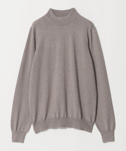Gran Sasso(グランサッソ)の「<Gran Sasso> モックネック ロングスリーブ ニット(ニット/セーター・メンズ・ベージュ/ライム/ブラウン系/ブラック・50/48)」の3枚目の写真