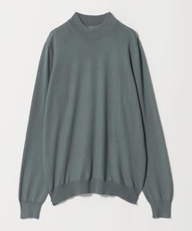 Gran Sasso（グランサッソ）の「＜Gran Sasso＞ モックネック ロングスリーブ ニット（ニット/セーター）」