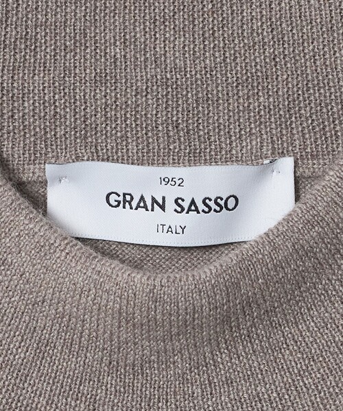 Gran Sasso(グランサッソ)の「<Gran Sasso> モックネック ロングスリーブ ニット(ニット/セーター・メンズ・ベージュ/ライム/ブラウン系/ブラック・50/48)」の6枚目の写真