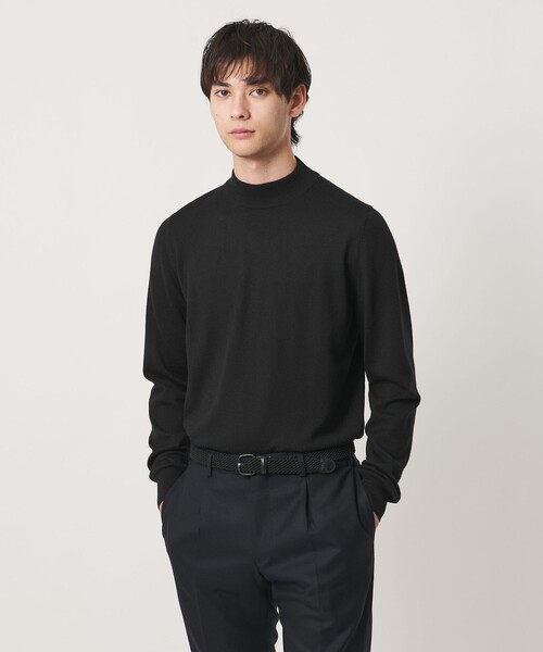 Gran Sasso(グランサッソ)の「<Gran Sasso> モックネック ロングスリーブ ニット(ニット/セーター・メンズ・ベージュ/ライム/ブラウン系/ブラック・50/48)」の14枚目の写真