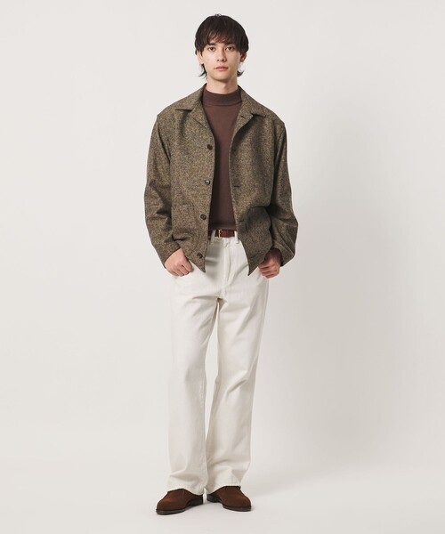 Gran Sasso(グランサッソ)の「<Gran Sasso> モックネック ロングスリーブ ニット(ニット/セーター・メンズ・ベージュ/ライム/ブラウン系/ブラック・50/48)」の11枚目の写真