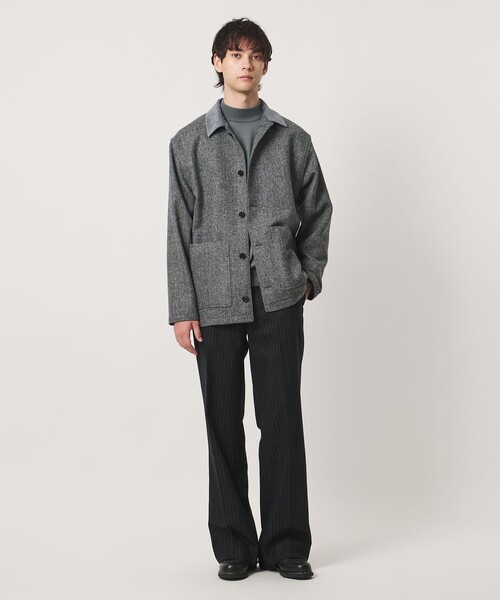 Gran Sasso(グランサッソ)の「<Gran Sasso> モックネック ロングスリーブ ニット(ニット/セーター・メンズ・ベージュ/ライム/ブラウン系/ブラック・50/48)」の8枚目の写真