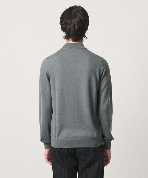 Gran Sasso(グランサッソ)の「<Gran Sasso> モックネック ロングスリーブ ニット(ニット/セーター・メンズ・ベージュ/ライム/ブラウン系/ブラック・50/48)」の5枚目の写真