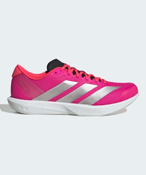 adidas(アディダス)の「アディゼロ BK / Adizero BK / ランニングシューズ / アディダス adidas(スニーカー・メンズ・ピンク・24.0cm/24.5cm/25.0cm/25.5cm/26.0cm/26.5cm/27.0cm/27.5cm/28.0cm)」の1枚目の写真