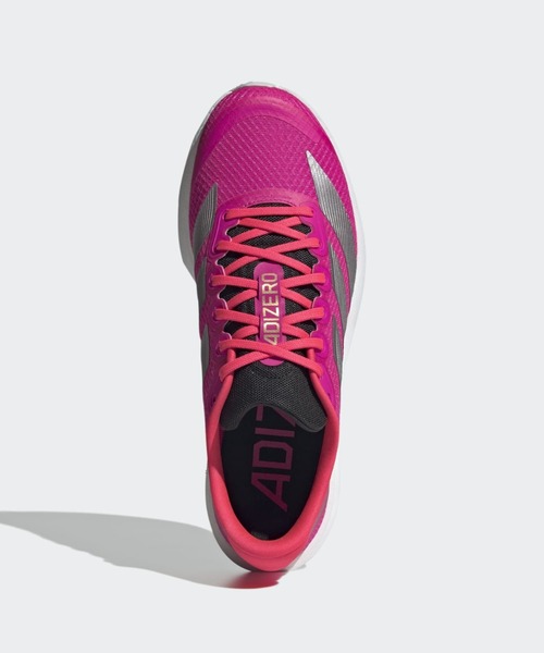 adidas(アディダス)の「アディゼロ BK / Adizero BK / ランニングシューズ / アディダス adidas(スニーカー・メンズ・ピンク・24.0cm/24.5cm/25.0cm/25.5cm/26.0cm/26.5cm/27.0cm/27.5cm/28.0cm)」の2枚目の写真